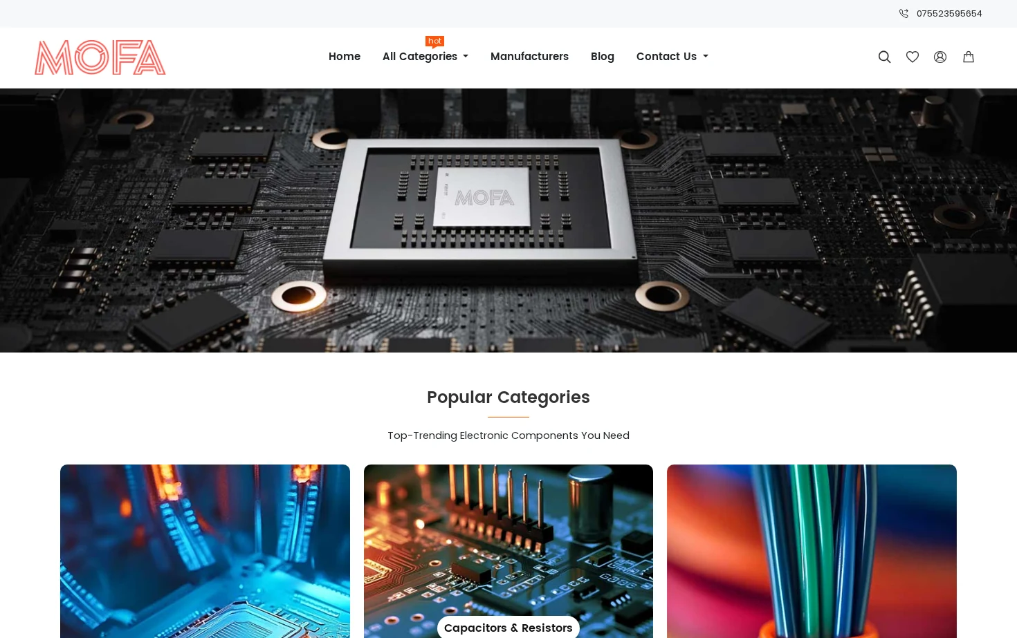 ShenZhen MOFA Technology Co.LTD 页面快照